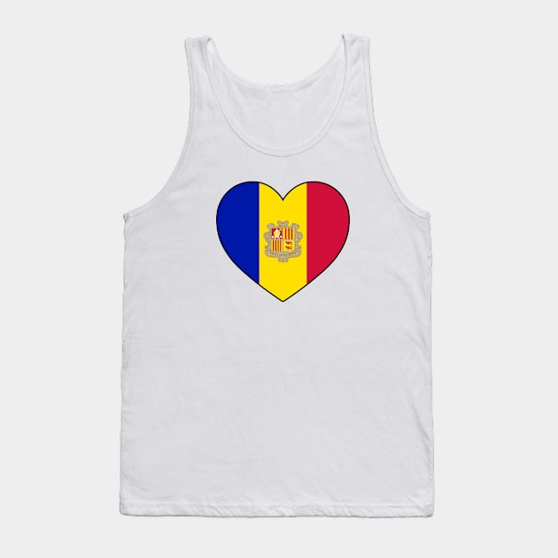 Heart - Andorra _039 Tank Top by Tridaak